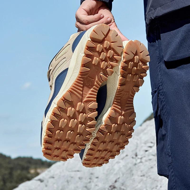 GOLDEN CAMEL – chaussures de randonnée antidérapantes pour hommes et femmes, baskets d'extérieur, de