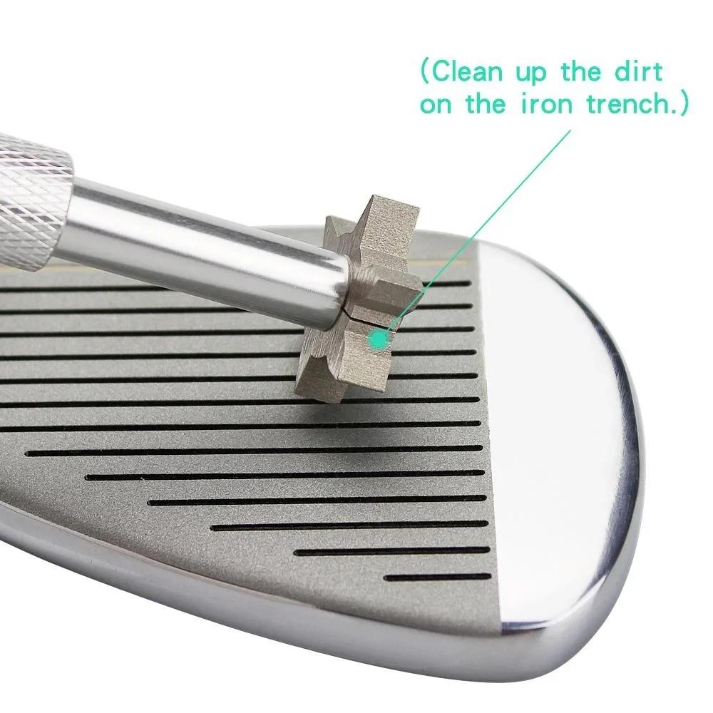 Outil de rainure de Golf, ponceuse de rainure de Club de cale de fer de Golf, outil de nettoyage de 