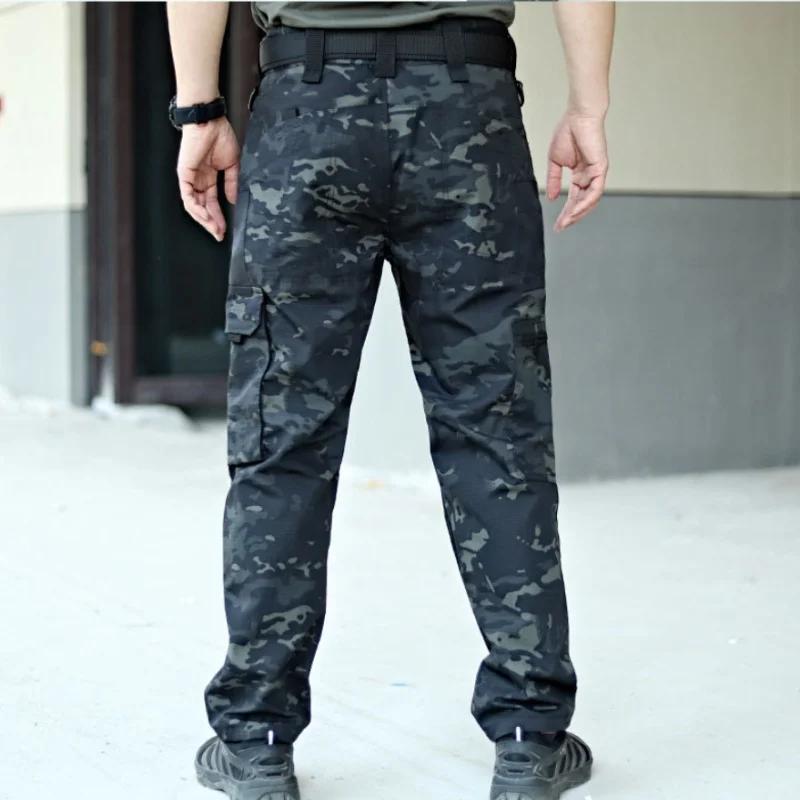 DulPants-Pantalon cargo imperméable pour homme, résistant à l'usure, multi-poches, extérieur, Skip F