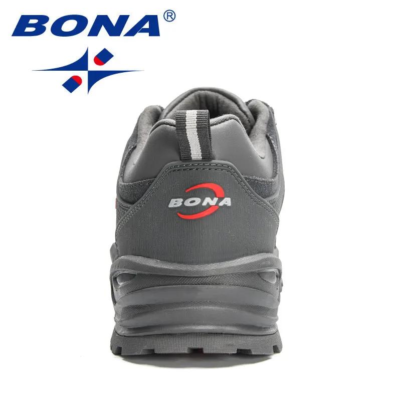 BONA-Chaussures de randonnée pour homme, baskets de trekking, de marche, de pêche, de camping, de jo