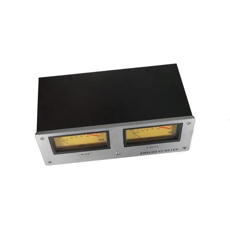 VU meter très sensibleSpectromètre musicalCarré grand VU MeterLED rétro-éclairage chaudDual-mode Osc