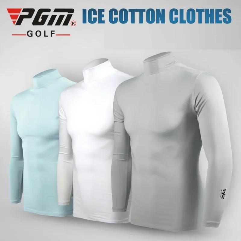 PGM – chemise de Golf pour hommes, sous-vêtements à manches longues, T-shirts en soie glacée rafraîc