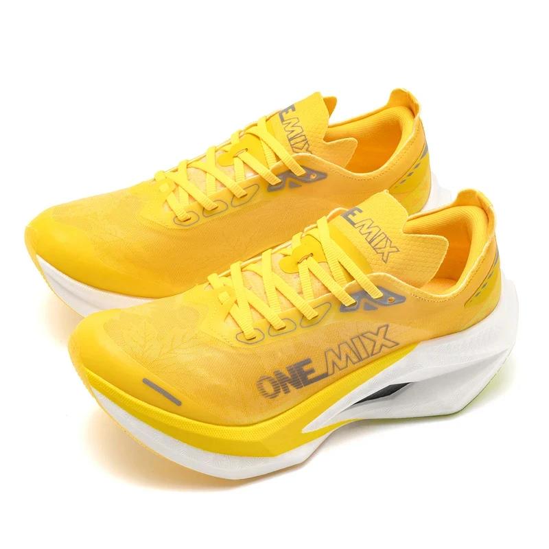 Chaussures de course professionnelles ONEMIX pour marathon, entraînement, course à pied, hommes, abs