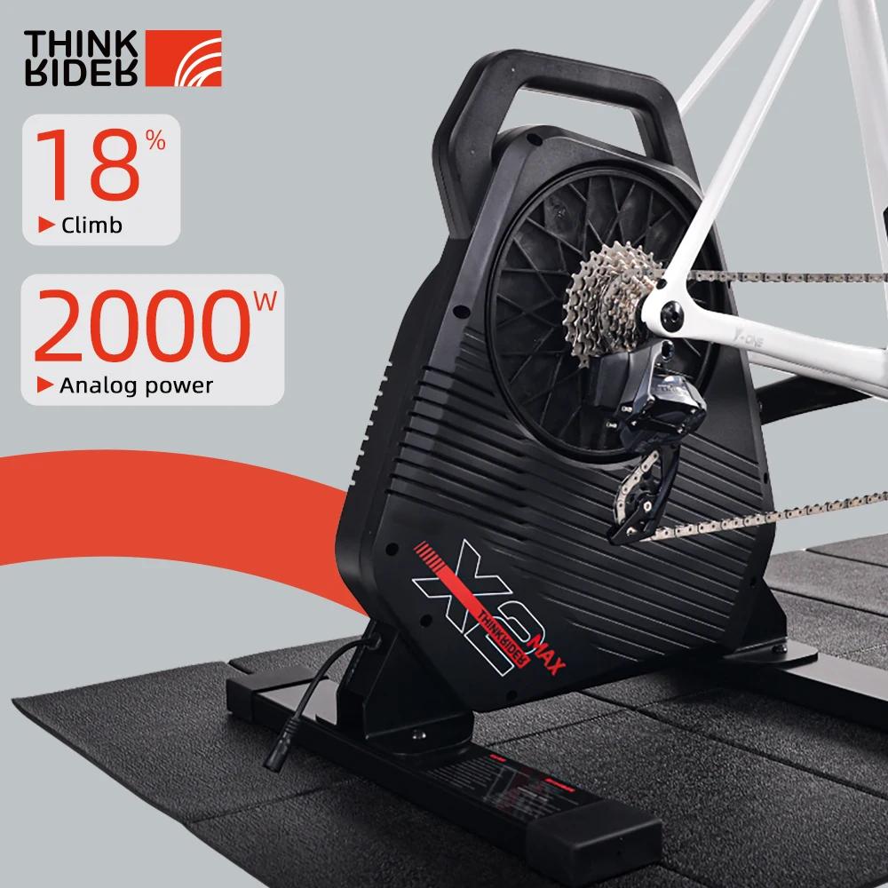 Home trainer intelligent ThinkRider X2Max avec compteur puissance intégré vélo route VTT