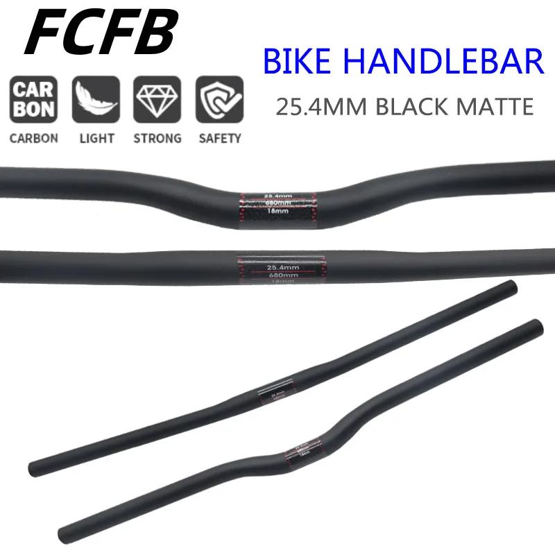 Guidon de vélo pliant entièrement en carbone, guidon horizontal, forme unique, guidon droit ultralég