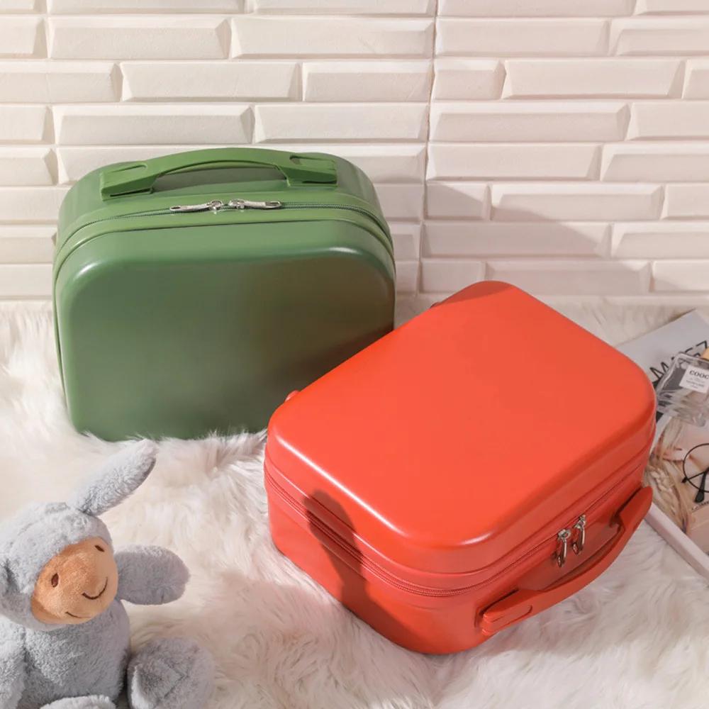Sac à cosmétiques de 14 pouces, petite valise de voyage pour femmes, bagage à compression, taille: 3