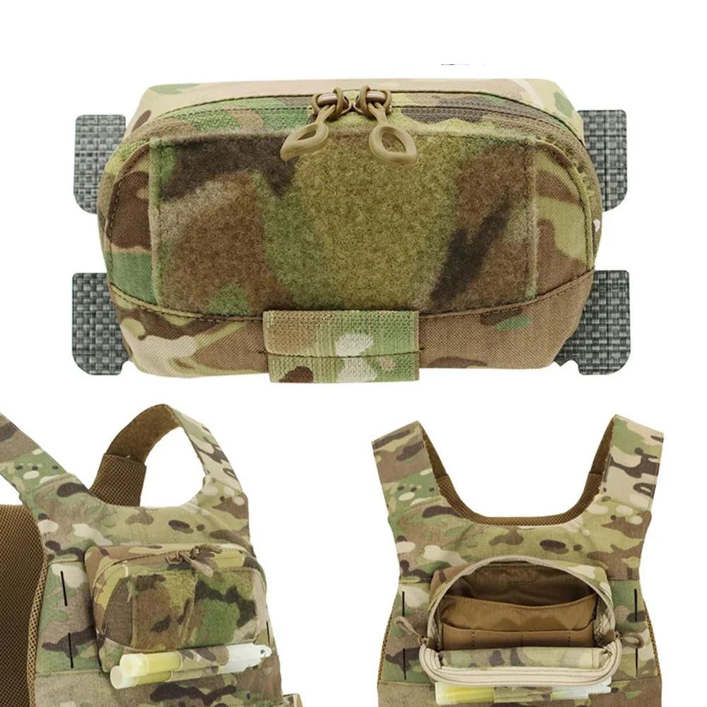 VULPO – gilet tactique FCPC MOLLE, pochette pour panneau d'administration, sous-sac d'extension de p