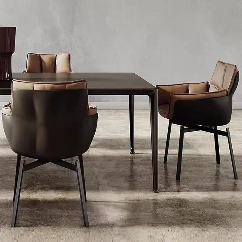 Chaise de Salle à Manger Légère et Créative de Luxe, Chaise de Muscle Simple, Moderne, Nordique, Loi