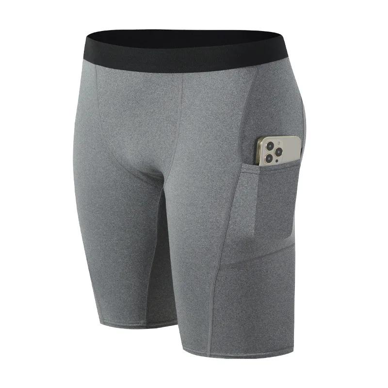 Short compression Crossfit homme été - Séchage rapide pour running basketball et fitness intense