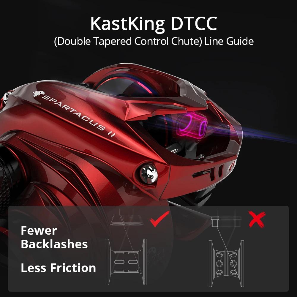 KastKing Spartacus II moulinet Baitcasting Ultra lisse 8KG traînée maximale 7 + 1 roulements à bille