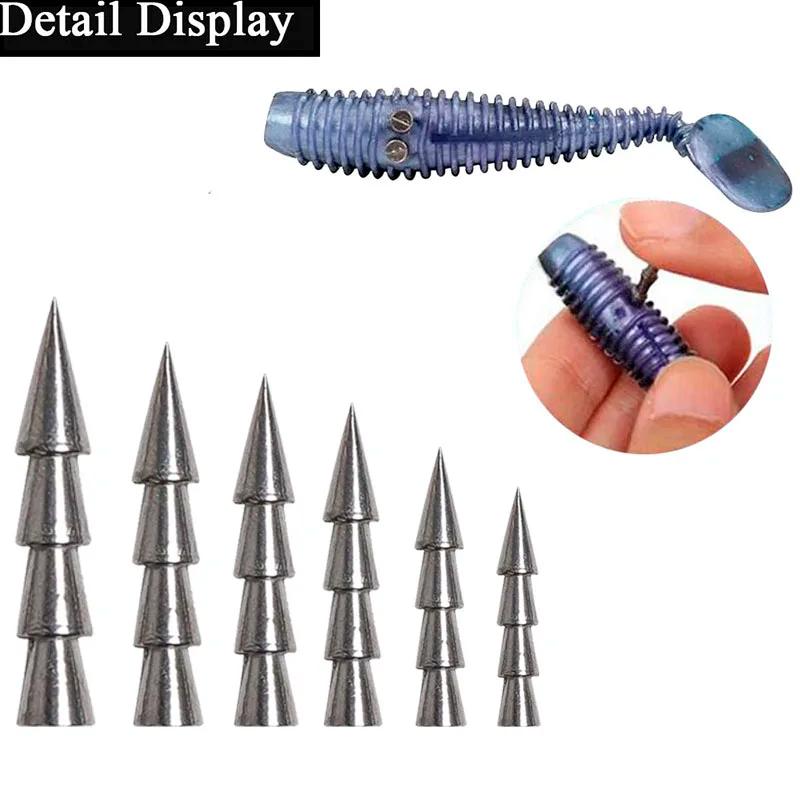10 pièces/lot poids d'insertion de pêche 0.5g 1g 1.5g 2g 3.2g 4g poids plombs pêche appât souple acc