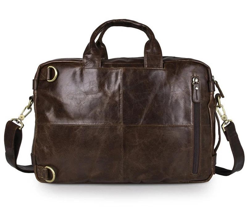 Sac messager en cuir véritable de haute qualité pour hommes, sac à bandoulière, mallette d'affaires,