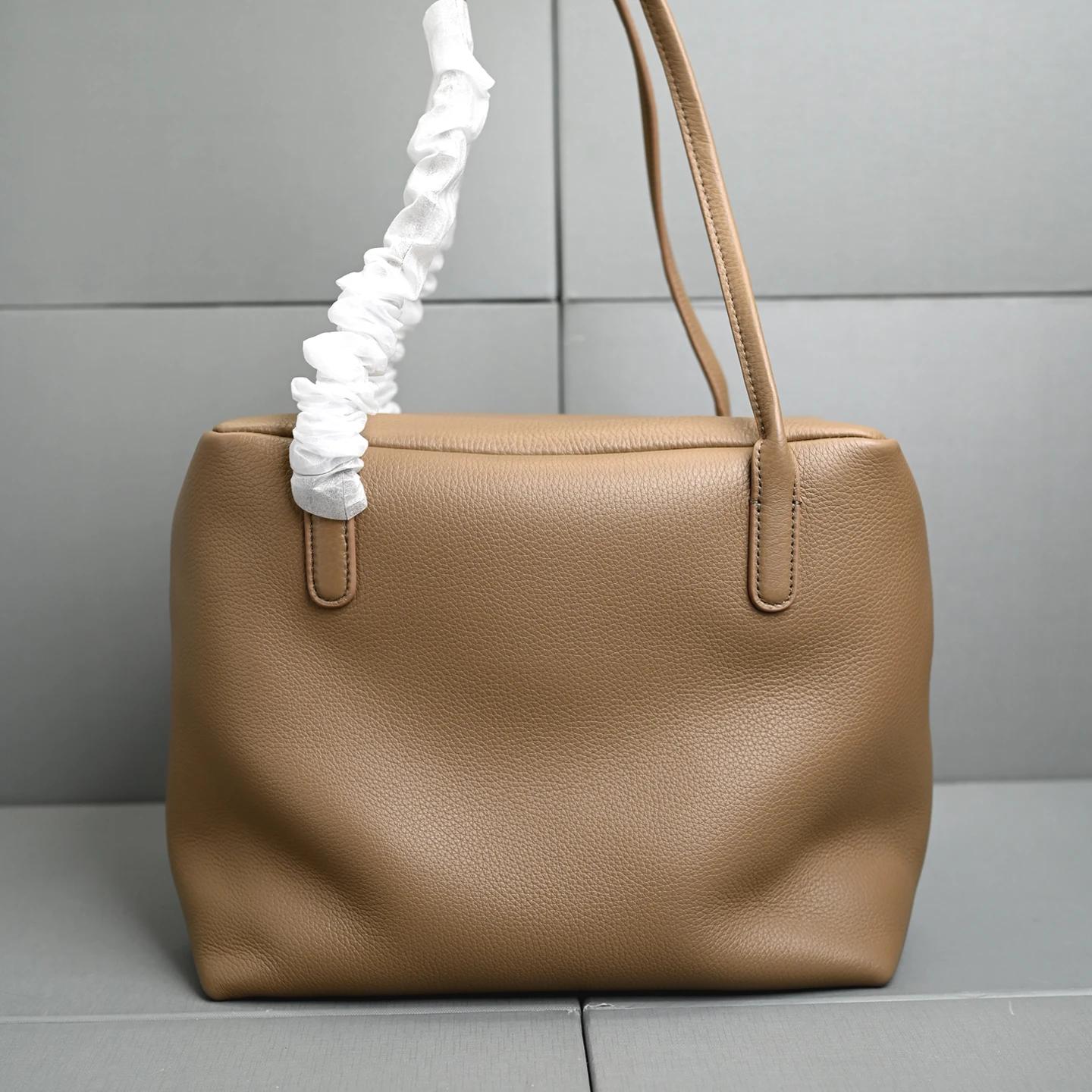 XHTY sac à bandoulière en cuir véritable sac sous les bras femmes doux grande capacité sac de Bowlin