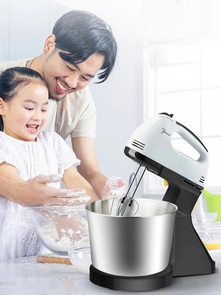 Mélangeur électrique sur socle 110V/220V, mélangeur alimentaire de cuisine, fouet à œufs de bureau, 