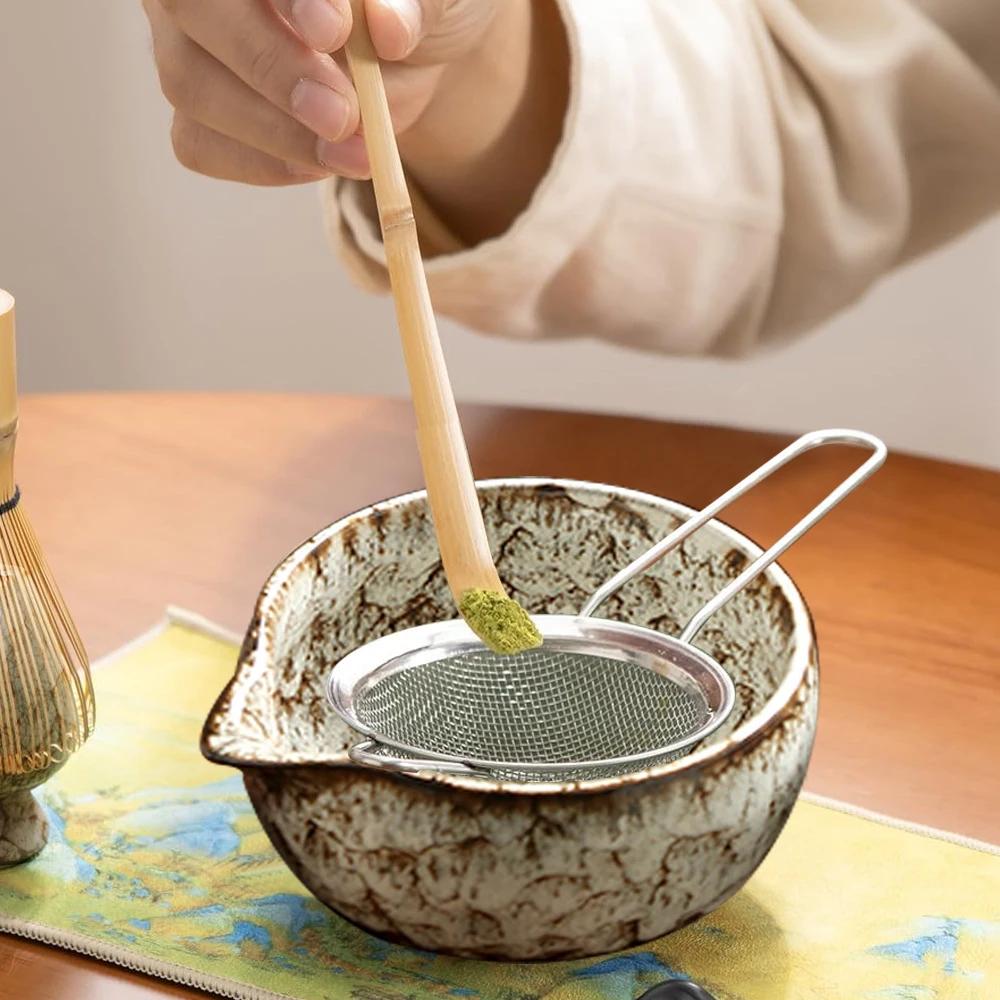 Service à thé Matcha japonais, fouet en bambou sûr, cuillère à café, bol Matcha, support de fouet Ma
