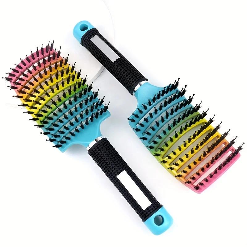 Brosse à cheveux magique de Massage du cuir chevelu pour femmes, outil démêlant professionnel pour c