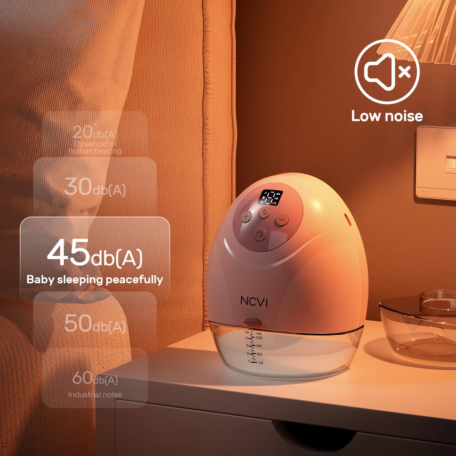 Tire-lait portable NCVI, tire-lait mains libres, 3 modes et 9 niveaux, batterie rechargeable ultra s