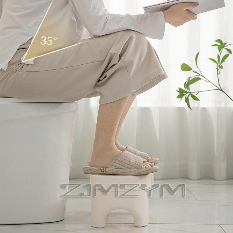 Tabouret de sol de toilette épaissi pour adultes et enfants, tabouret de squat domestique, repose-pi