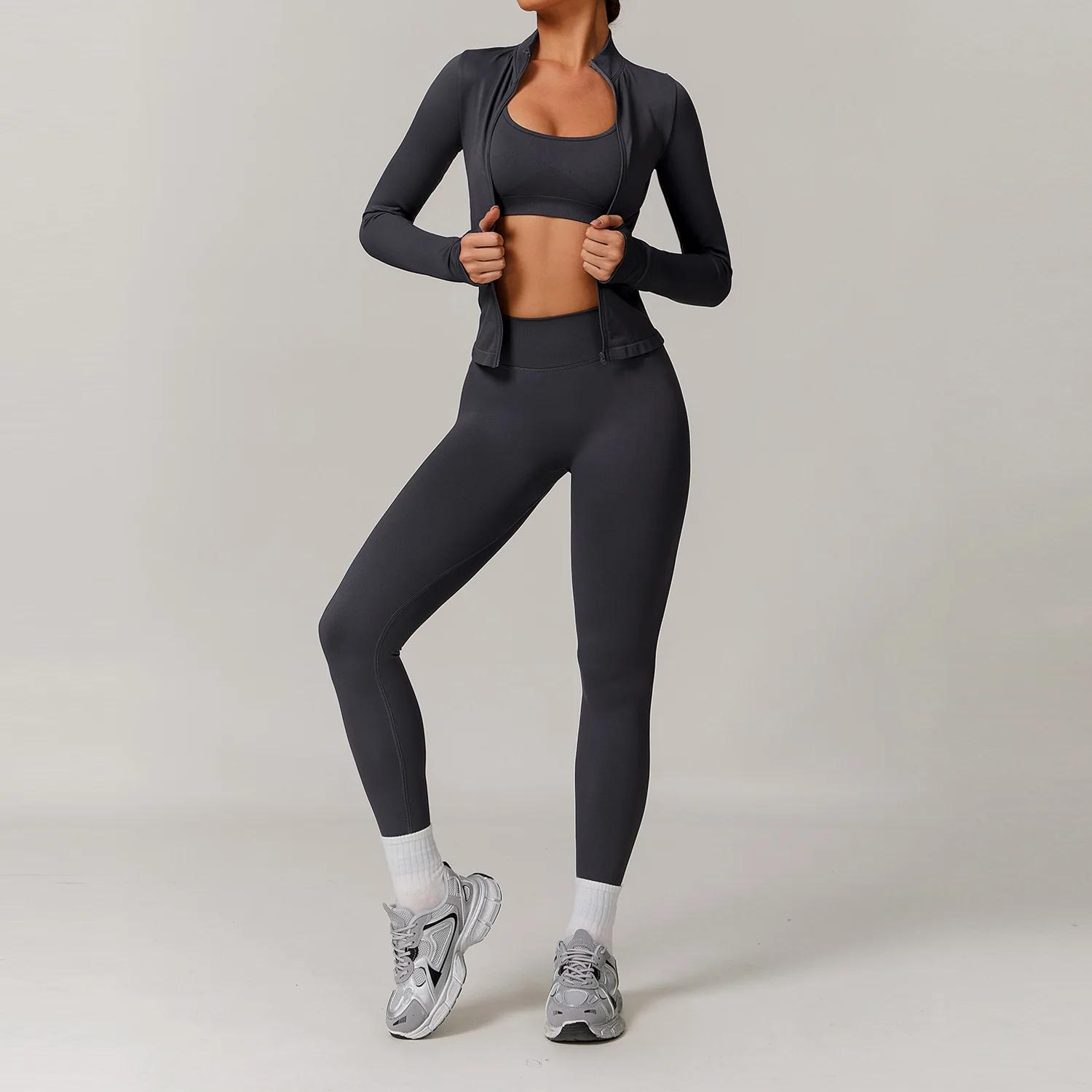 Ensemble de Yoga pour femmes, vêtements d'entraînement sans couture, vêtements de sport, Fitness, ma