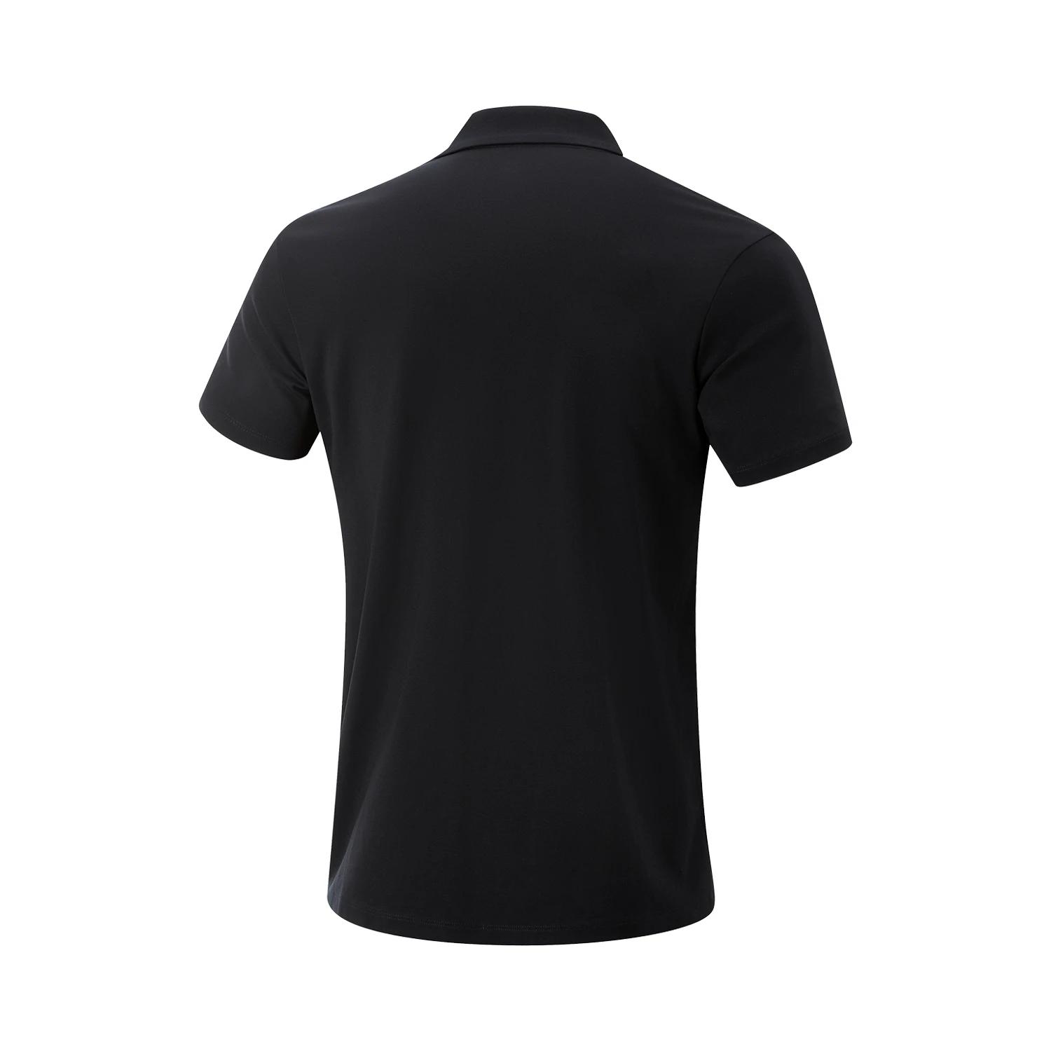 Li-ning T-shirt Polo d'entraînement pour hommes AT DRY FREEZE coupe régulière doublure respirante co