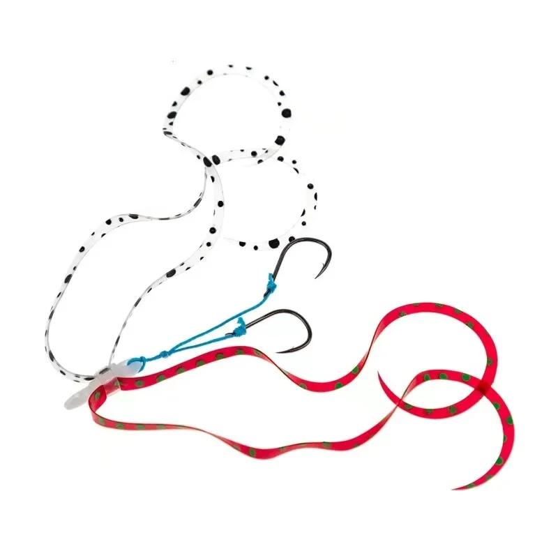 50pcs jupe en Silicone crochet d'assistance crochet de gabarits crochet de pêche en mer tête de gaba