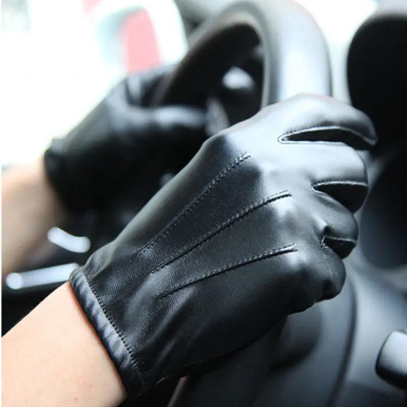 Gants de voiture à écran tactile gants en cuir respirants à doigt complet Moto Motocross gants de sp
