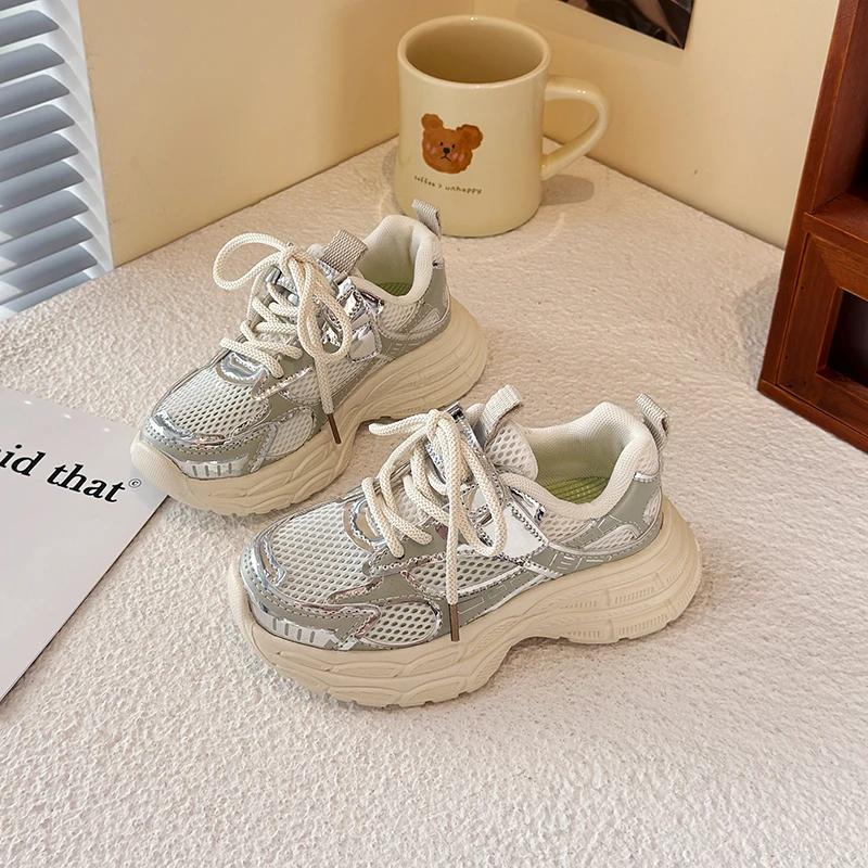 Baskets pour enfants printemps-été 2026, nouvelles chaussures de sport à semelle souple, antidérapan