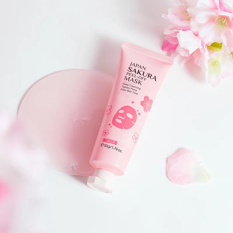 LAIKOU japon Sakura ensemble de soins de la peau Kit Anti-âge hydratant lissage des rides éclatage s