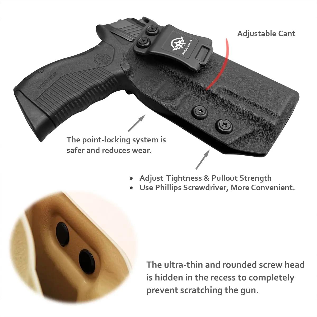 Terminé nous PT809 Holster, Holster SuffB Kydex, Ajustement personnalisé: Terminé nous PT809, PT840,
