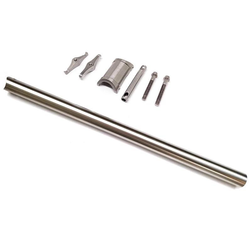 Tige de selle CNC en alliage de titane 3AL2.5V 31.8mm pour vélo pliant Brompton 4 tailles 600/580/55