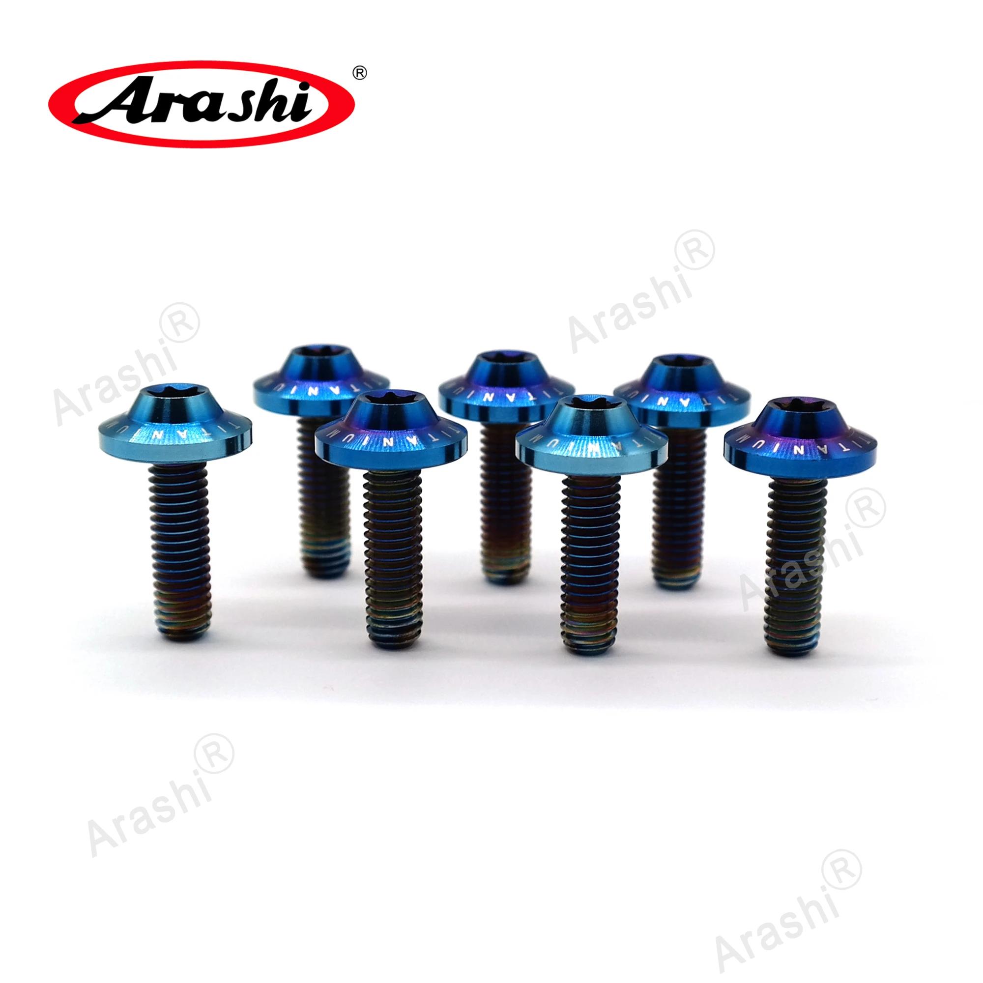 Arashi M6 / M8 Boulon De Montage En Titane Disque De Frein Rotor Disque Vis Pour YAMAHA MT03 MT-07 M