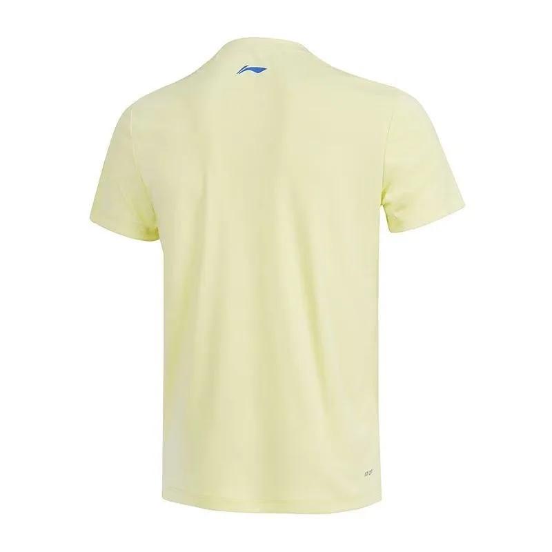 Li Ning – chemises culturelles d'été pour hommes et femmes, maillots de balle, manches courtes, séch