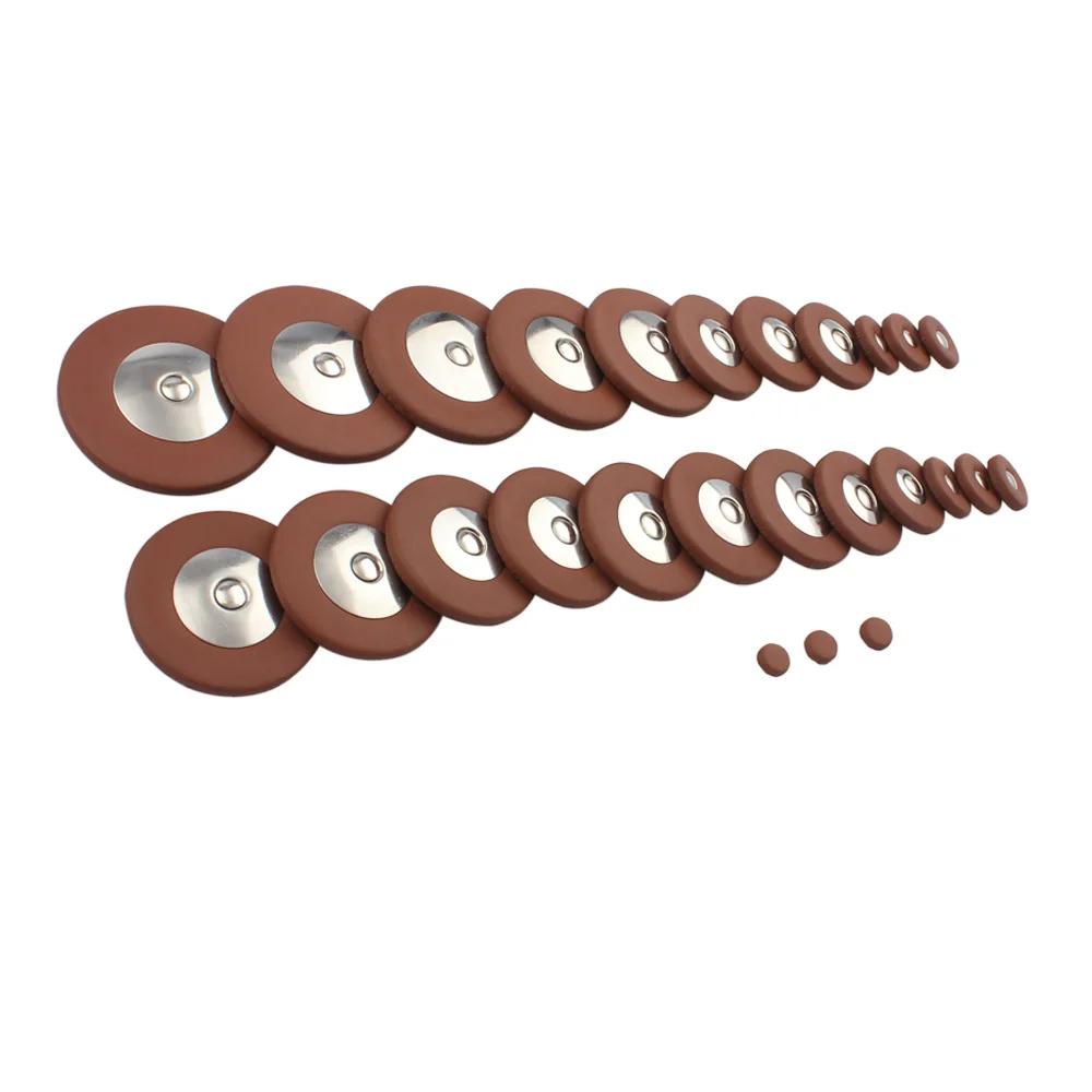 Coussinet en cuir de remplacement pour Saxophone Tenor/Alto/Soprano, 25 pièces, coussin de musique p