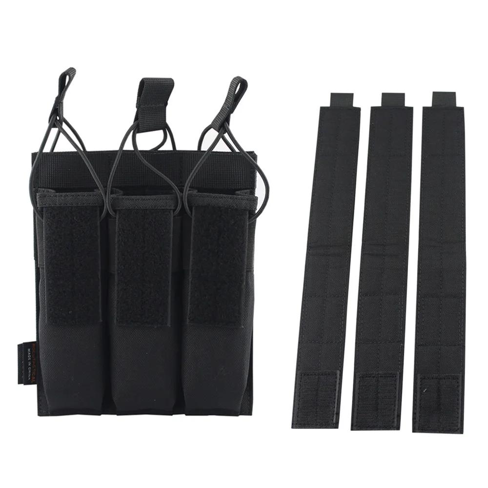 VULPO tactique fusil Triple pochette pour magazines modulaire Molle Triple Mag pochette transporteur