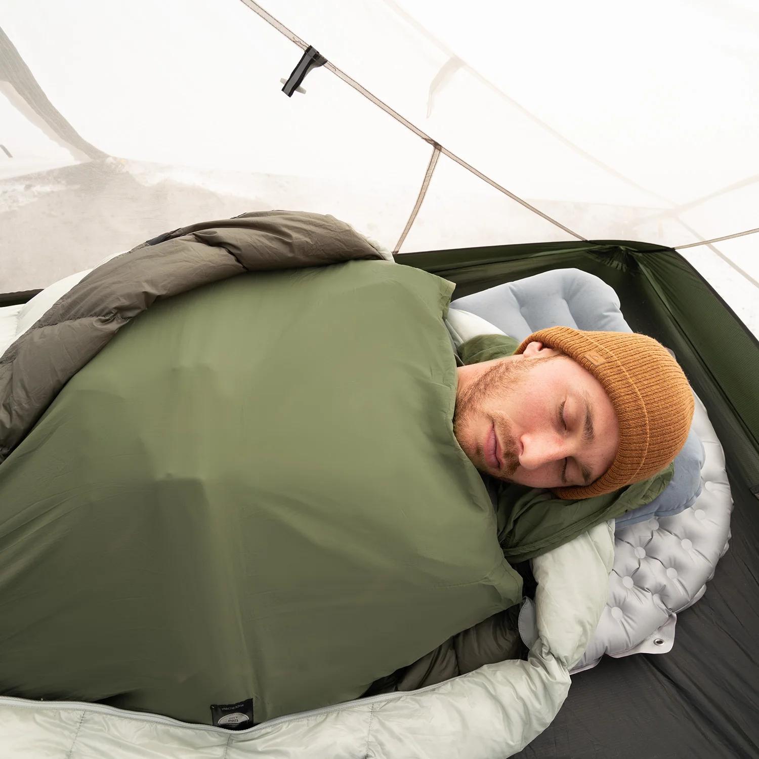 Natureifa-Juste de sac de couchage simple ultralégère, doublure légère, draps de camping confortable