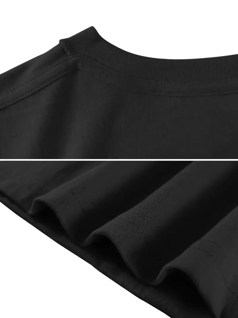 T-shirt manches courtes homme femme, estival et ample, en pur coton, doux, à la mode, Y2k, 2026