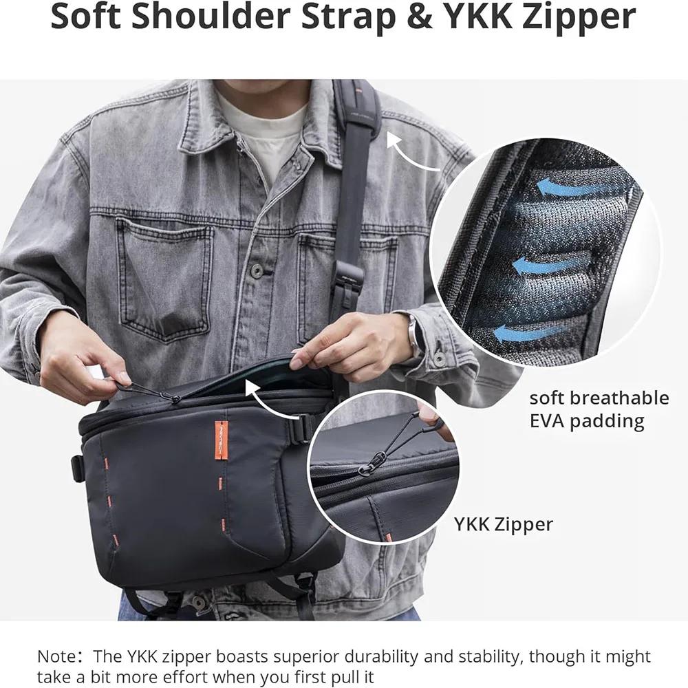 PGYTECH-Sac à bandoulière OneMo pour appareil photo reflex numérique et sans miroir, sac de photogra