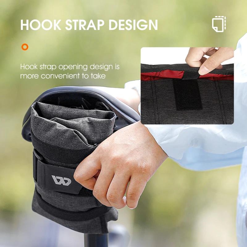 WEST BIKING – sac de vélo pliable, sac à outils, sac de cadre avant, pochette de selle de vélo, Pack