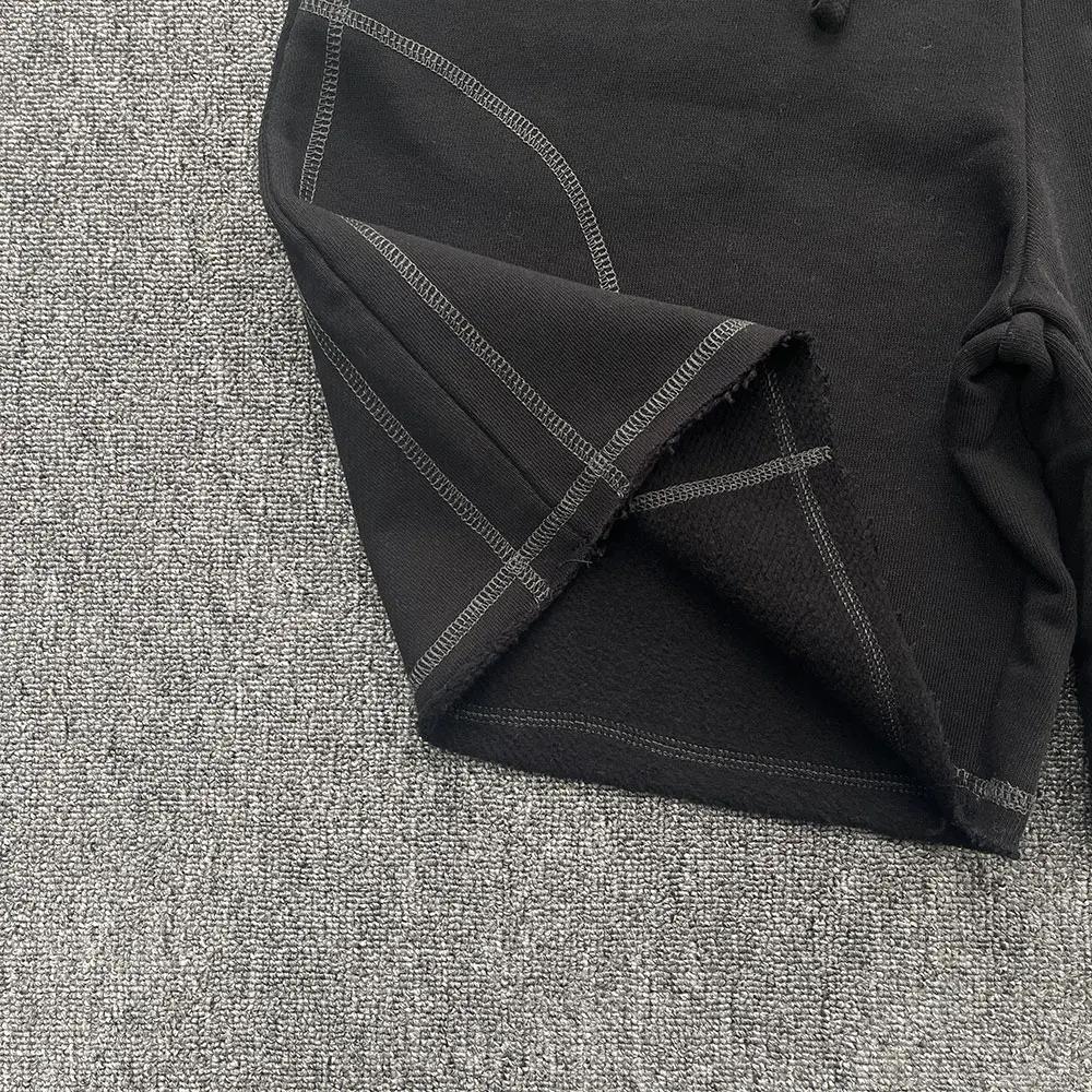 SY-218 Short de jogging unisexe en coton, pantalon de sport, survêtement à capuche, vêtements pour h