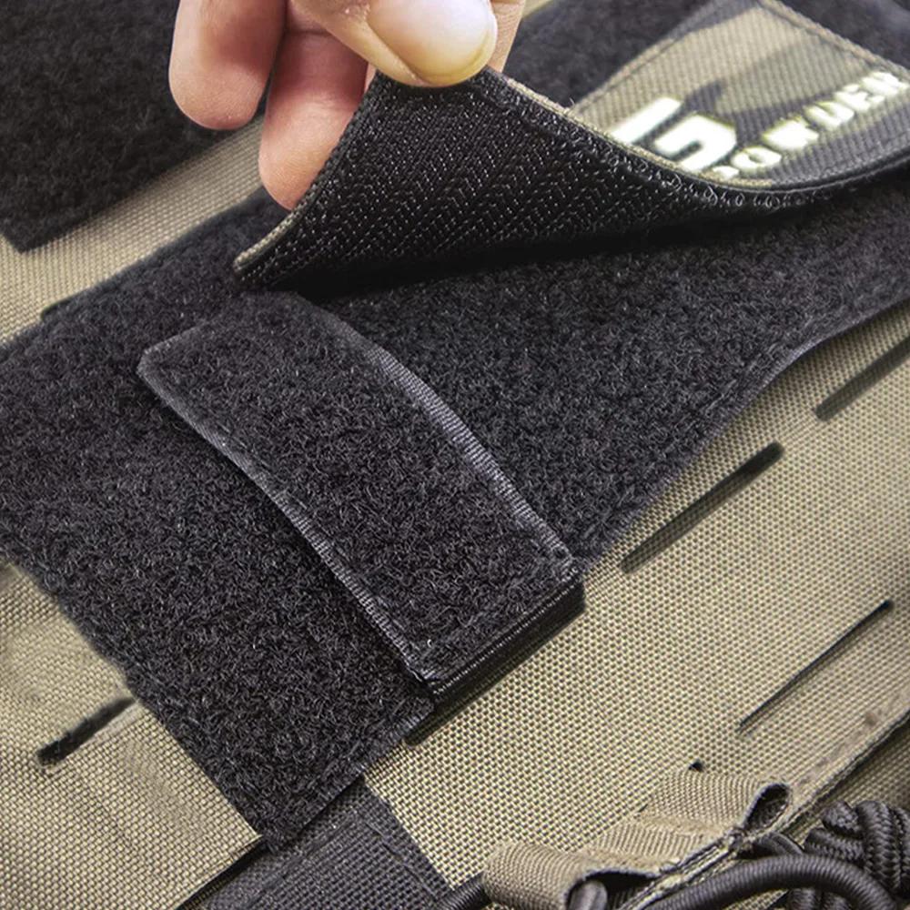 Nouveau gilet tactique Molle crochet et boucle convertisseur ruban adaptateur panneau pour attacher 