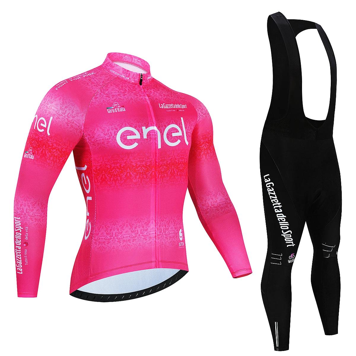 Maillot De cyclisme Tour d'italie D'ITALIA, ensemble Premium Anti-UV à manches longues, combinaison 