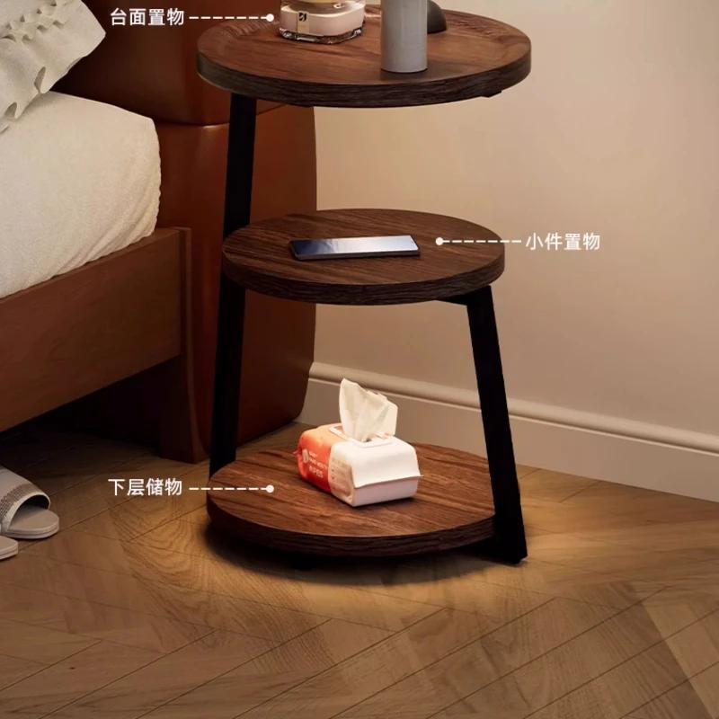 2025 table de chevet de style d'âge moyen, table d'appoint pour canapé, chambre à coucher, petit che