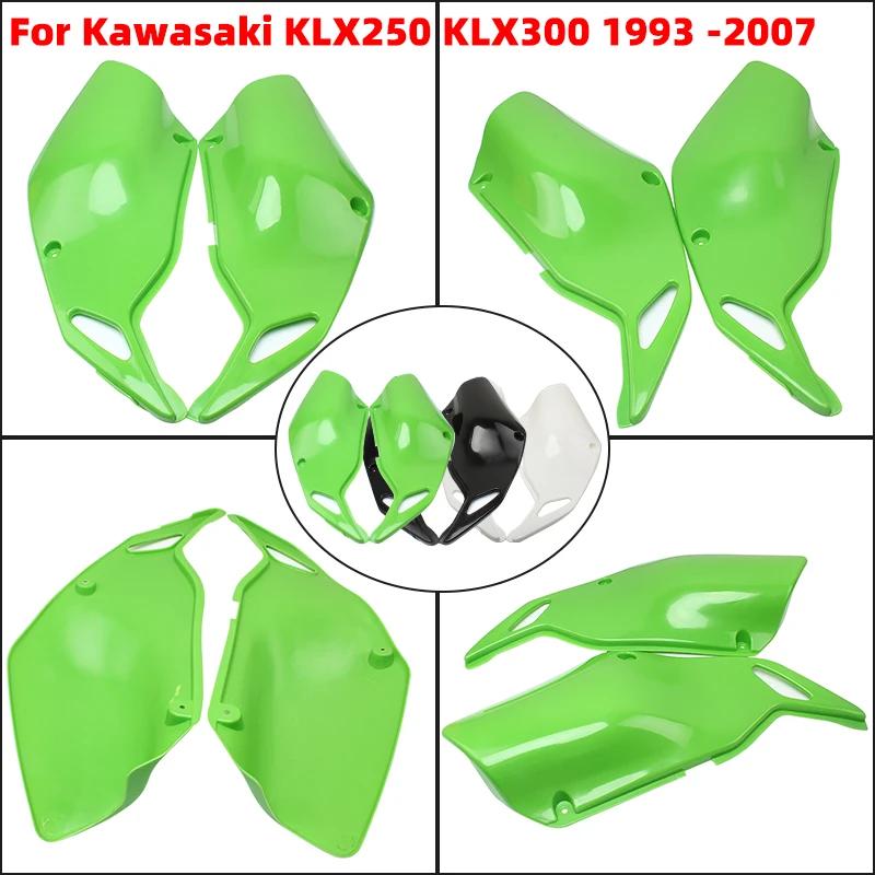 Couvercles de protection en plastique pour Kawasaki KLX, plaque précieuse, carénage Dirt Bike, acces