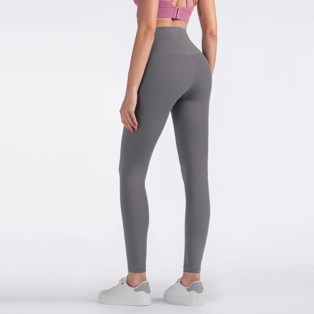 Legging de Yoga taille haute pour femmes, couleur unie, athlétique, doux, pantalon de Sport, beurre 