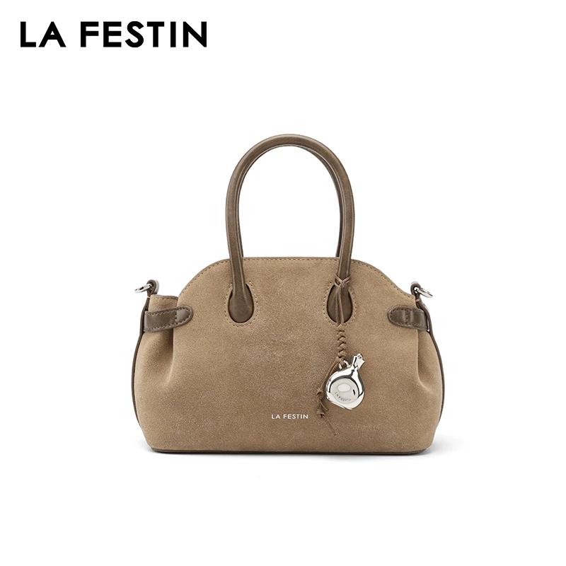 LA FESTIN marque originale sac pour femme 2025 nouveau sac en daim sac à main de luxe design sac Bos