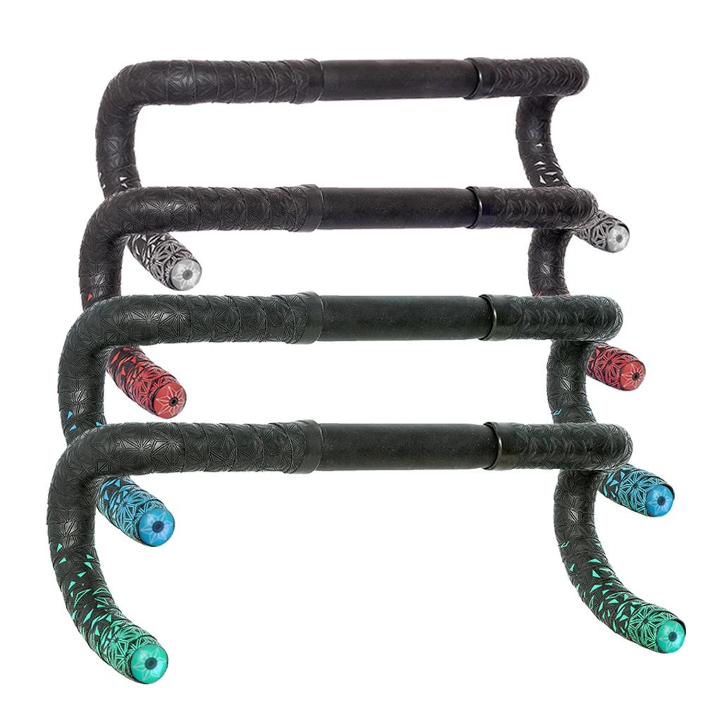 Ruban de barre de vélo de route Super collant Kush Star Fade bande de barre EVA/PU vélo anti-dérapan