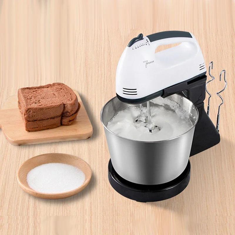 Mélangeur électrique sur socle 110V/220V, mélangeur alimentaire de cuisine, fouet à œufs de bureau, 
