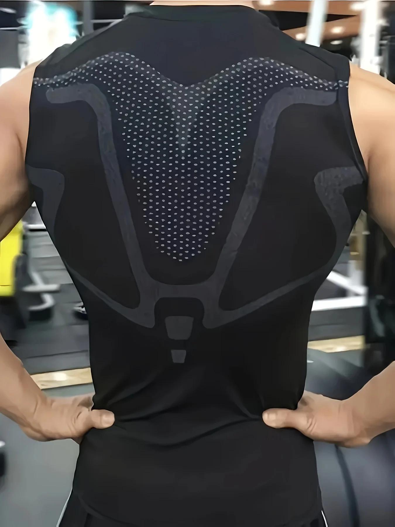 Débardeur compression homme sans manches - Respirant et léger pour running et entraînement