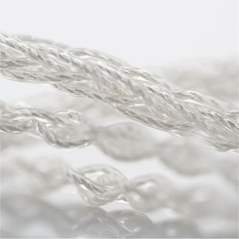Câble pour écouteurs MOONDROP Line K, câble amélioré en cuivre plaqué argent de haute pureté Kato Ar
