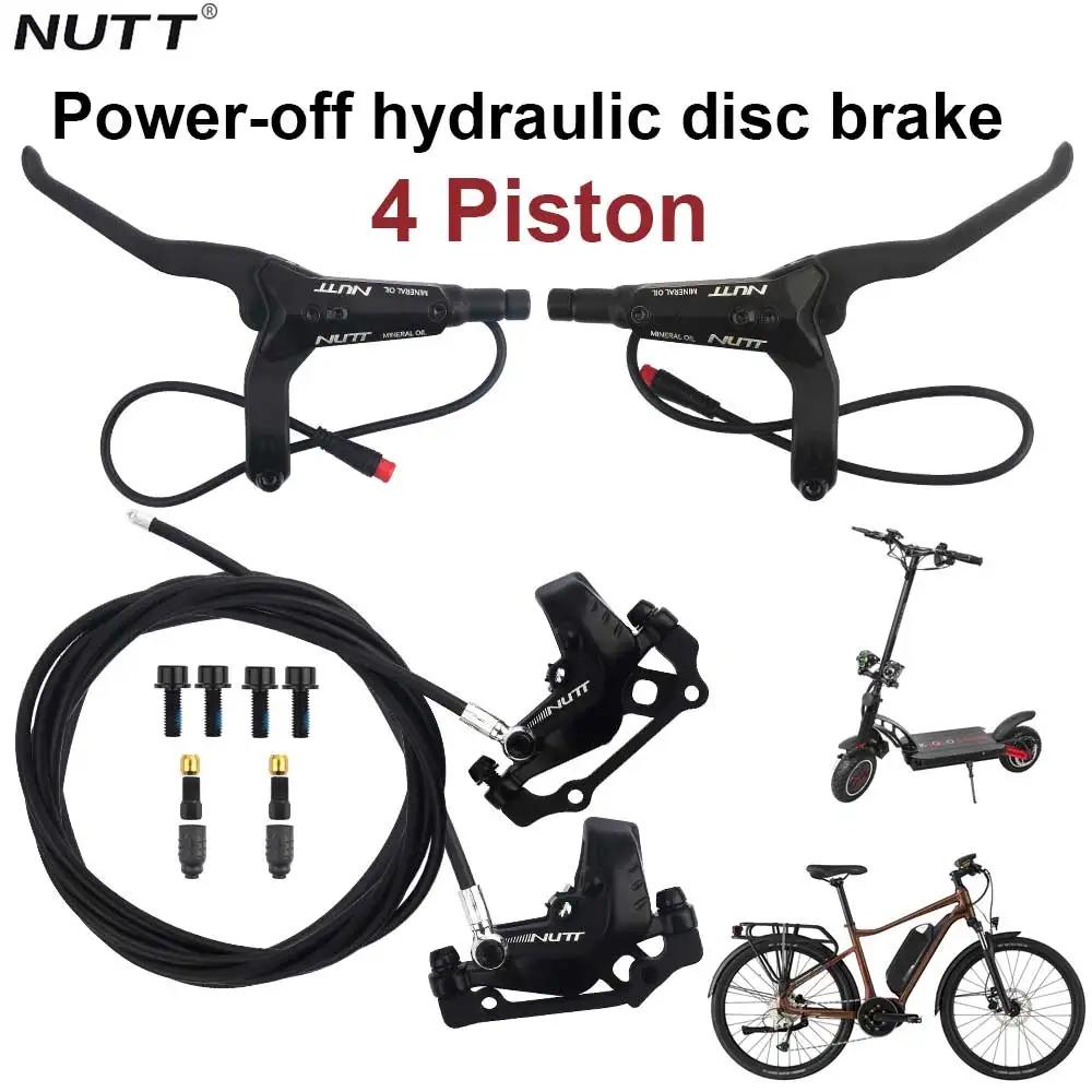 NUTT-Freins hydrauliques pour scooter électrique Kugoo Dualtro, 4 pistons, 140, 160, 180, freins VTT